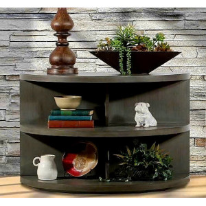 Lane 425258 - Grey : Bàn Console Bán Nguyệt - Xám Khói